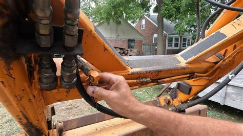 case 1845 skid steer leak